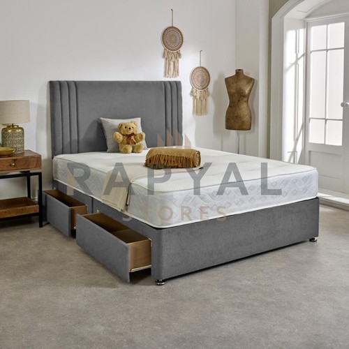 Plush divan bed - bed, lux