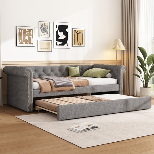 Upholstered bed 3ft - upholstered,