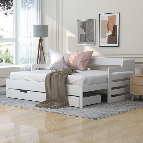 3ft wooden daybed trundle - 3ft, w/trundle