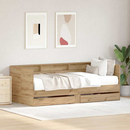 Daybed old wood engineered - old,