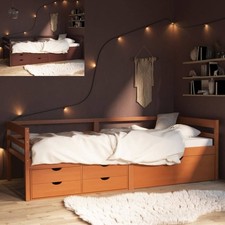 Modern Bed Frame with Drawers