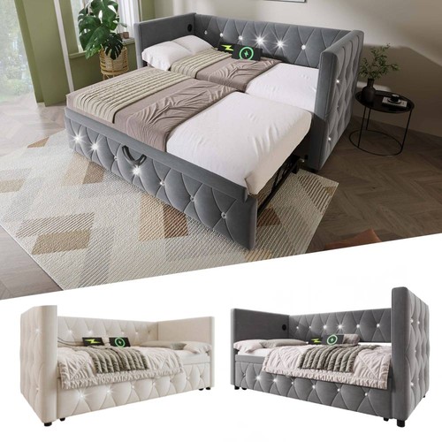 Upholstered bed 90x190cm - upholstered,