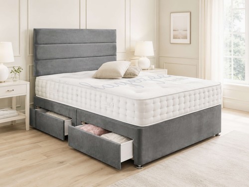 Divan bed set - with, and