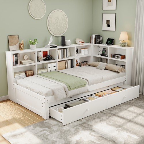3ft single daybed with two - single,