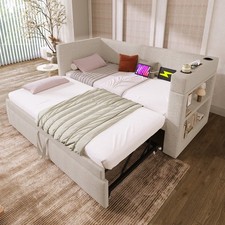 3FT Single Daybed w/ Pull Out